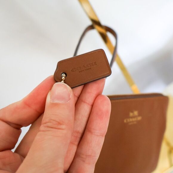 Coach Leather Wristlet with Strap - Picture 4 of 7